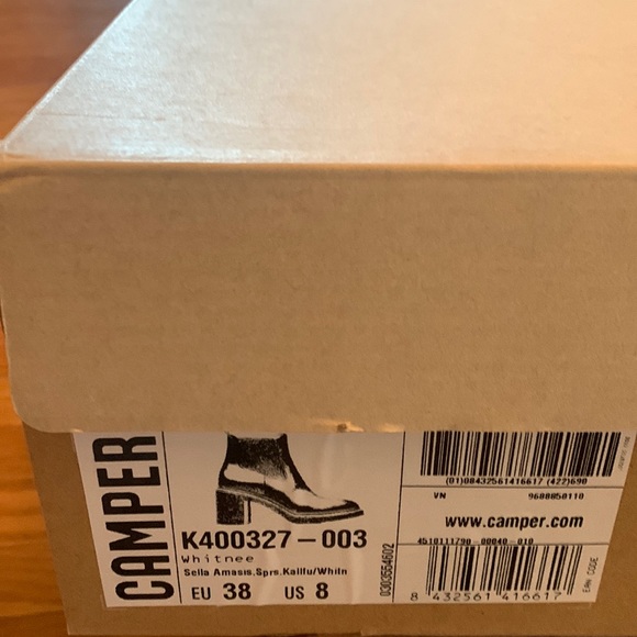 Camper K400327-003 Whitnee Ankle Boots in Brown - Picture 6 of 7